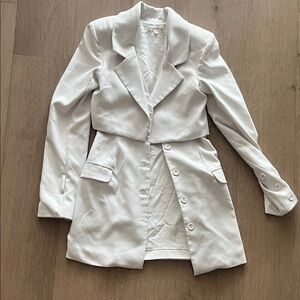 For Love And Lemons White Trench Coat